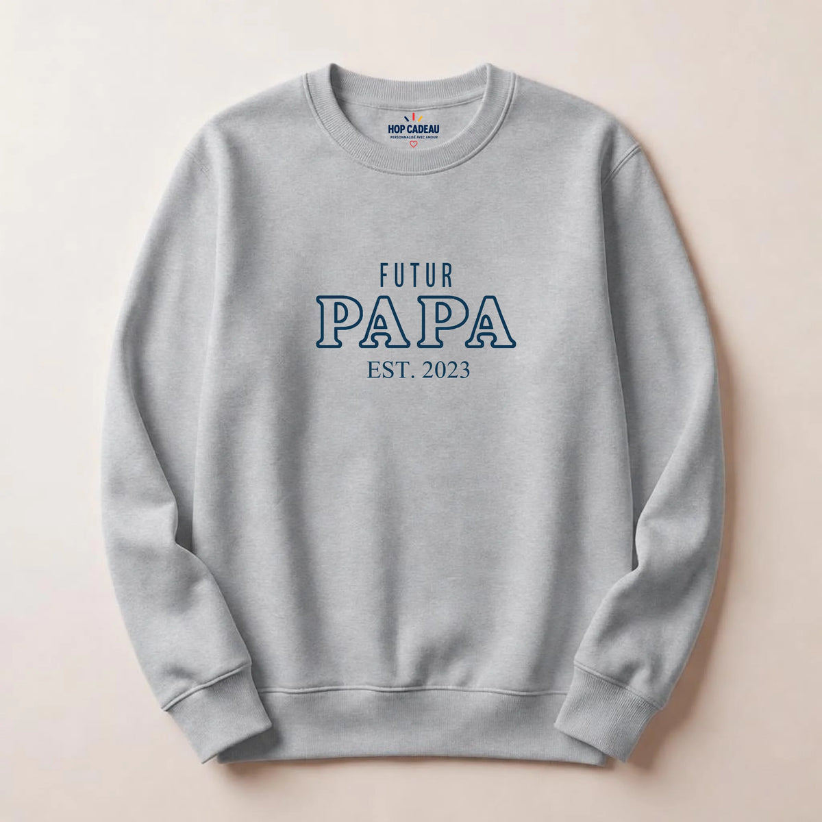 T-shirt personnalisé annonce grossesse papa - Année – vue 24