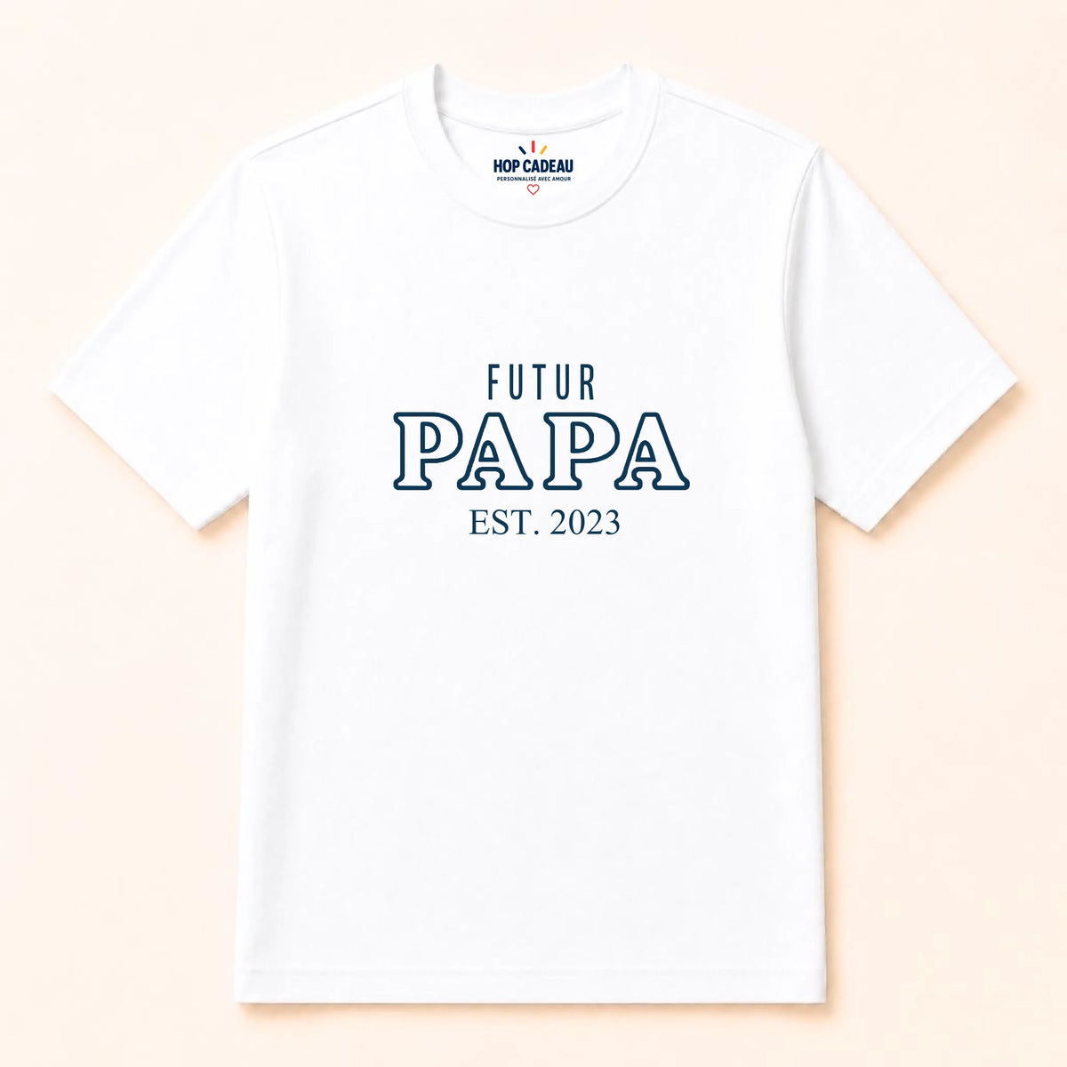 T-shirt personnalisé annonce grossesse papa - Année – vue 3