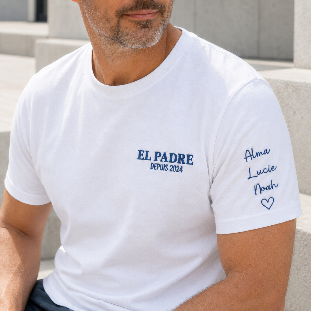 T-shirt personnalisé papa - El Padre – vue 2