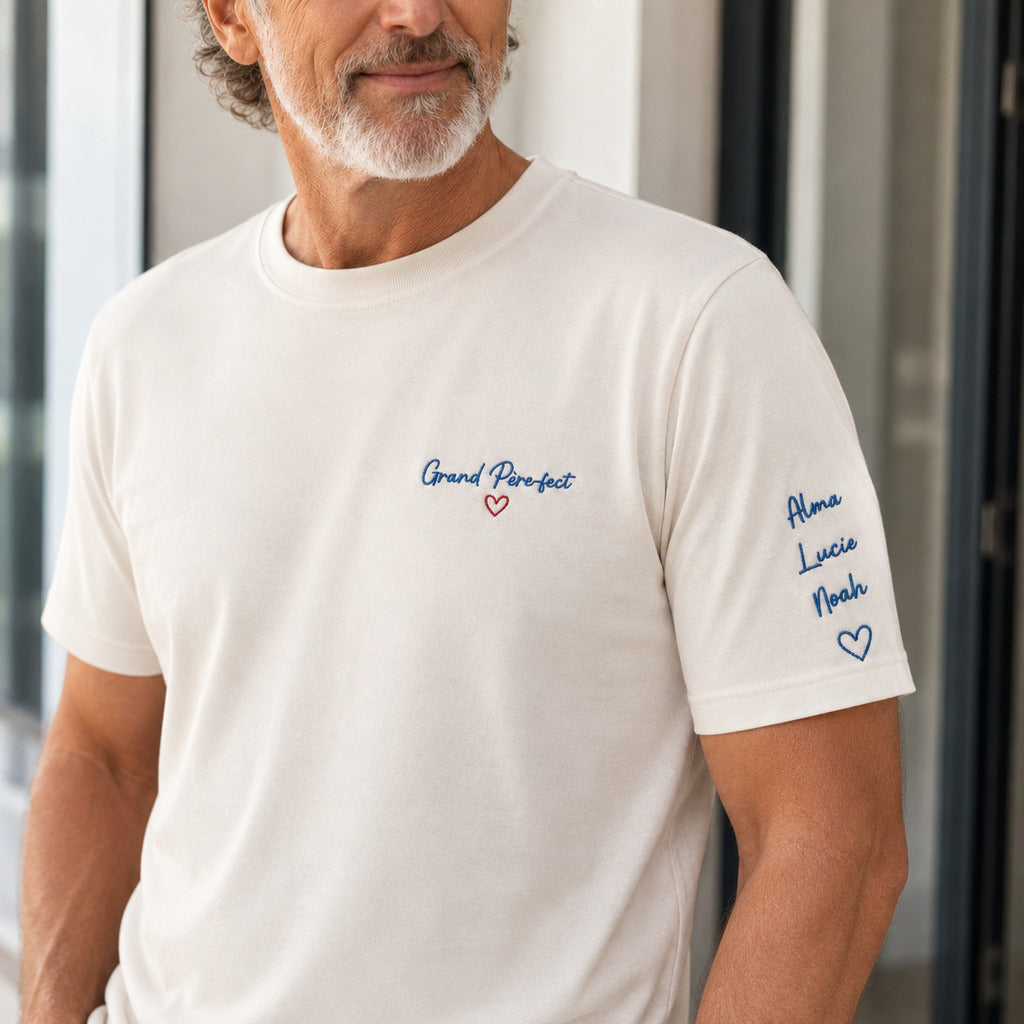 T-shirt personnalisé papy - Grand Père-fect – vue 3
