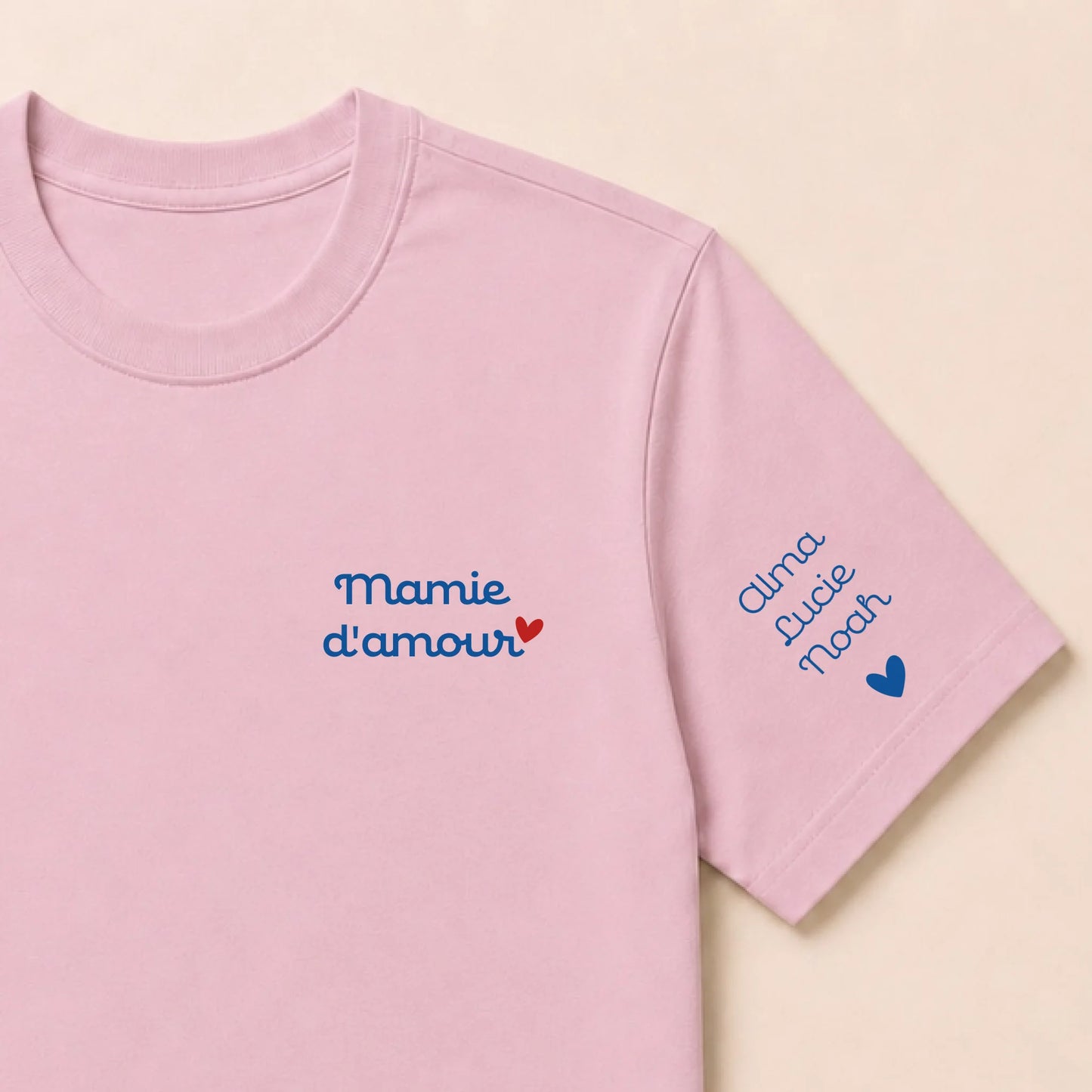 T-shirt personnalisé mamie - Mamie d’amour – vue 14