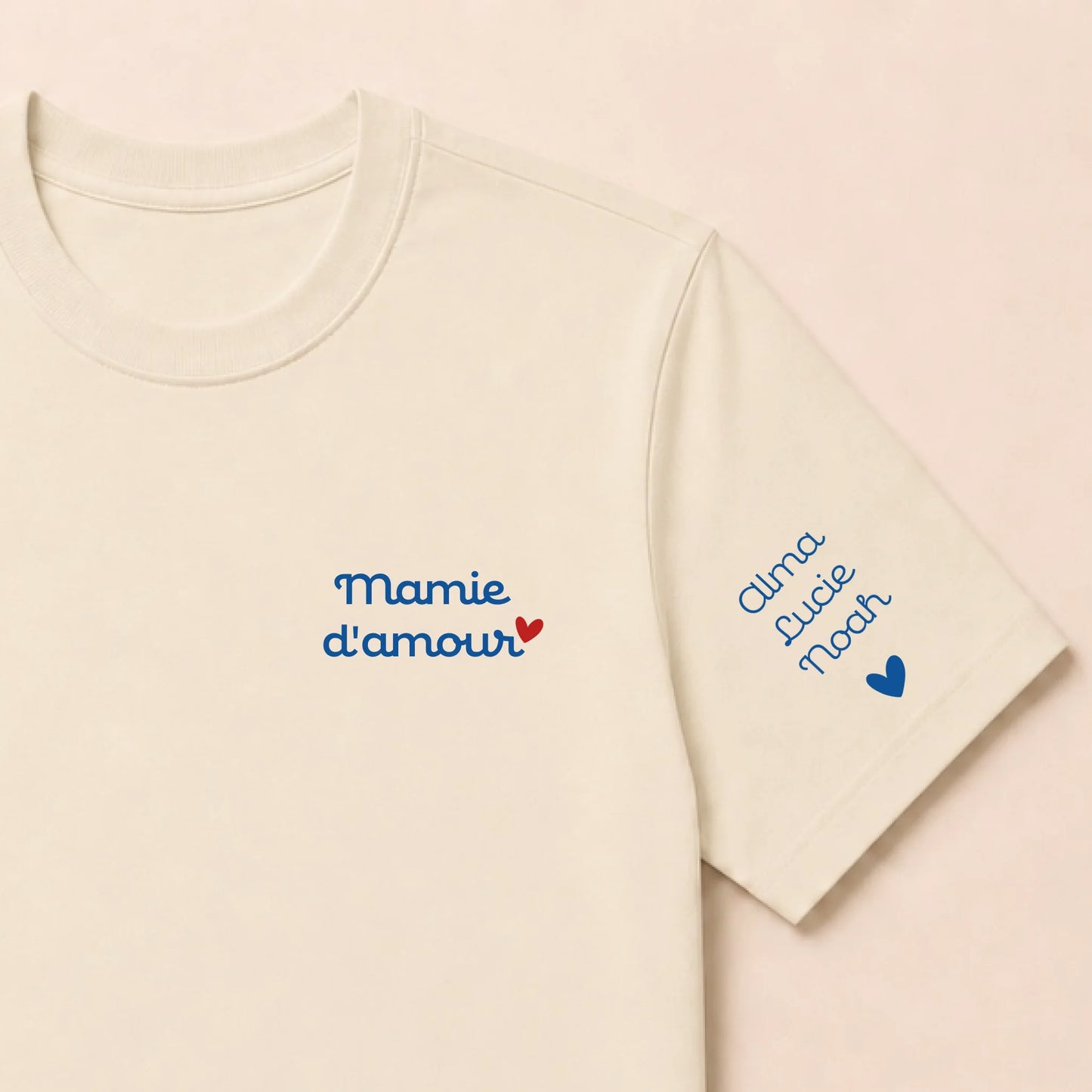 T-shirt personnalisé mamie - Mamie d’amour – vue 15