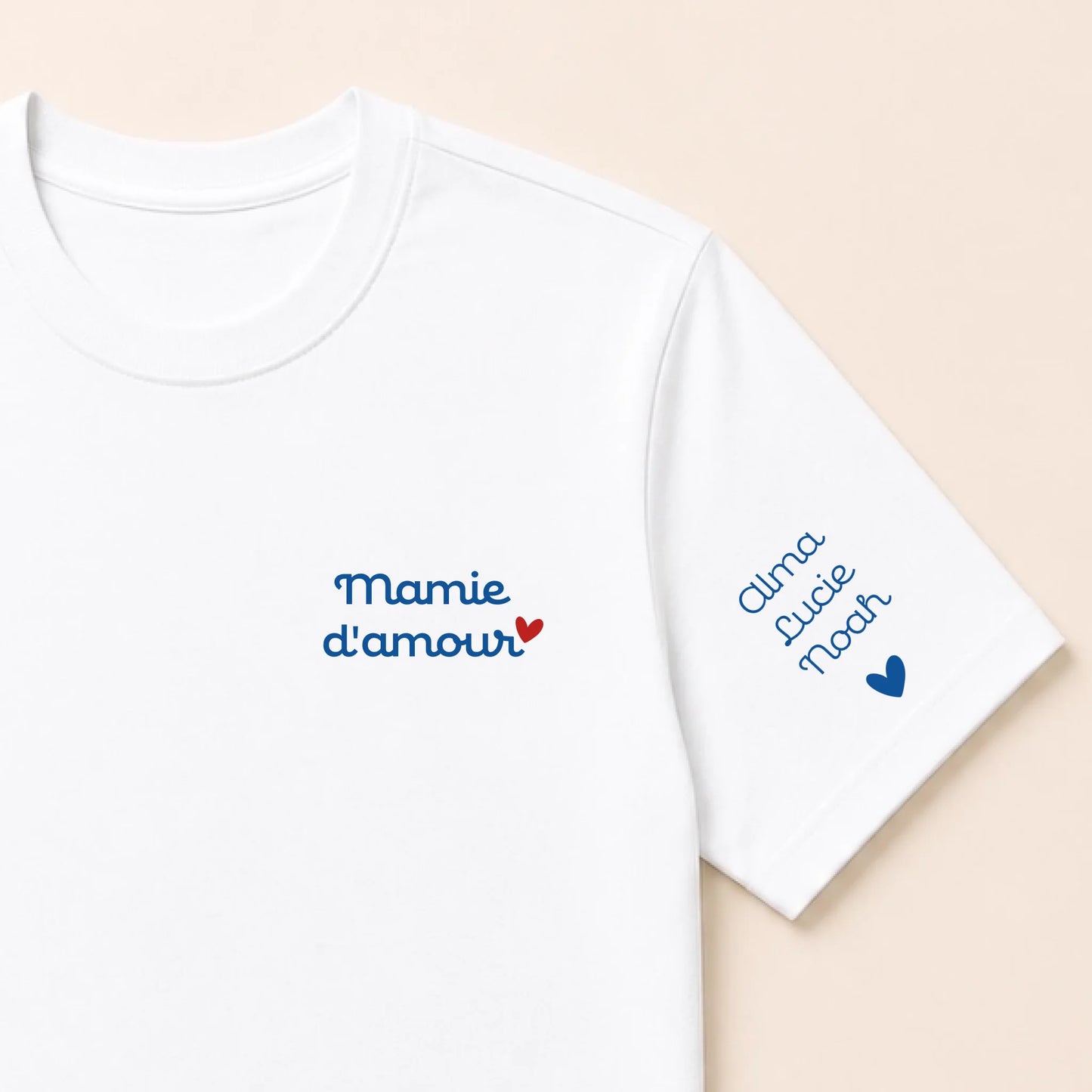 T-shirt personnalisé mamie - Mamie d’amour – vue 16