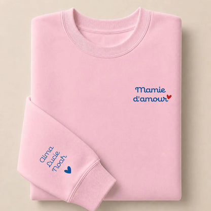 T-shirt personnalisé mamie - Mamie d’amour – vue 29