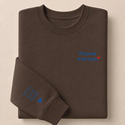 T-shirt personnalisé mamie - Mamie d’amour – vue 30