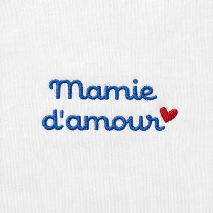 T-shirt personnalisé mamie - Mamie d’amour – vue 5