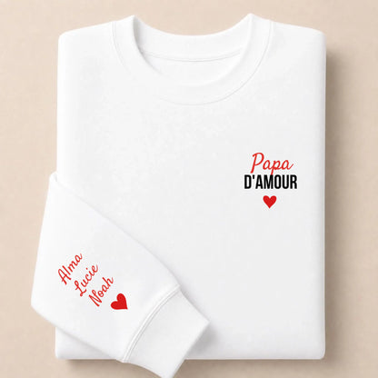 T-shirt personnalisé papa - Papa d’amour – vue 21