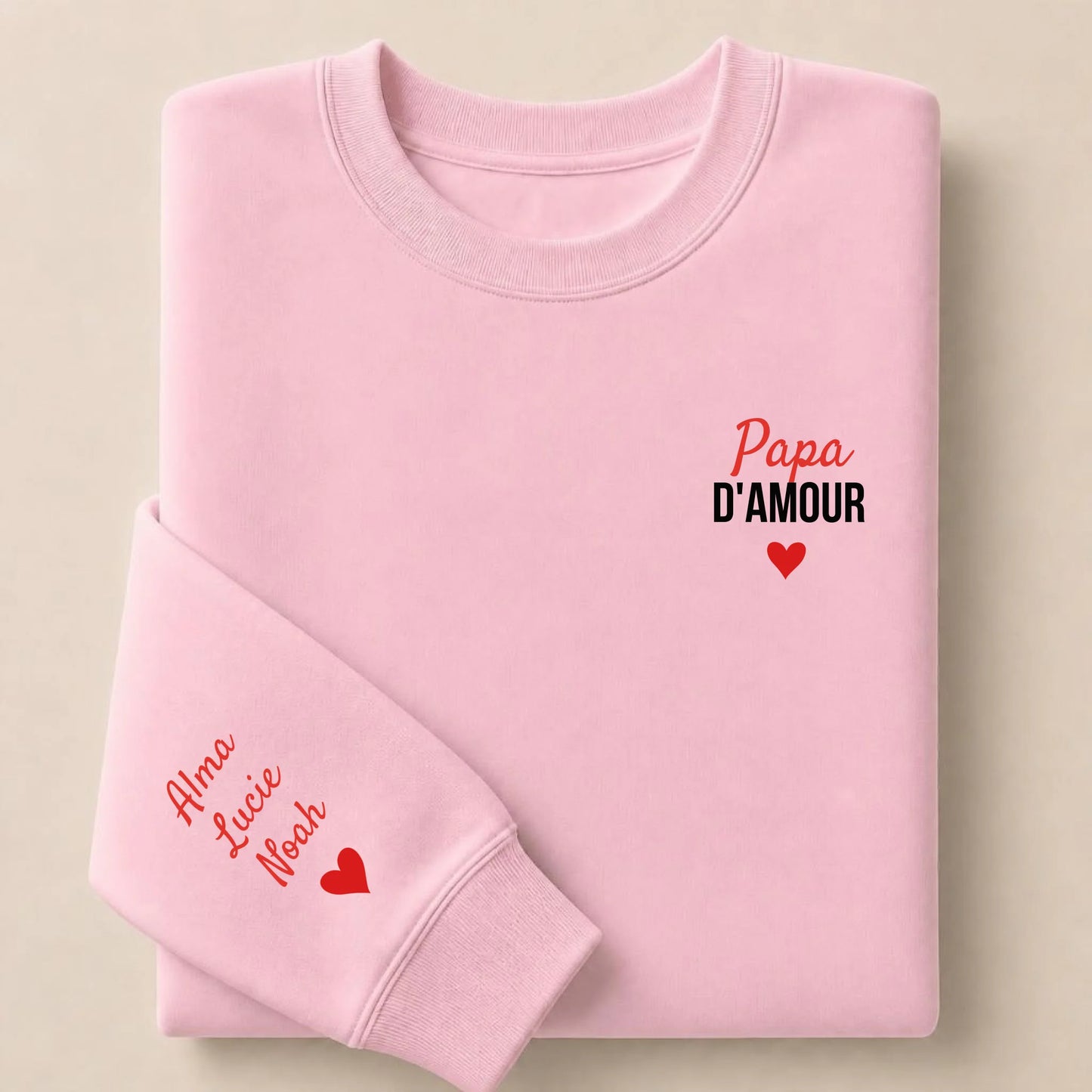 T-shirt personnalisé papa - Papa d’amour – vue 27