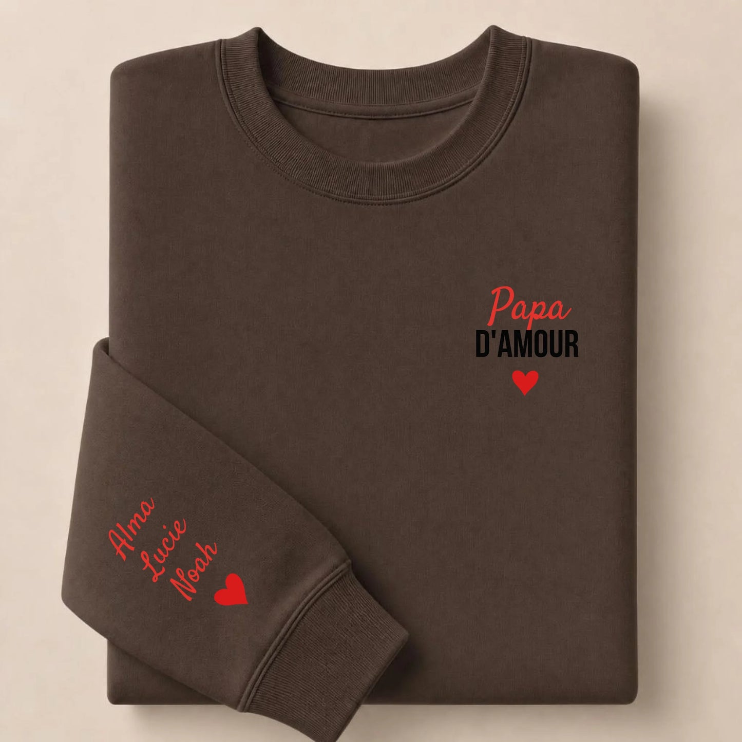 T-shirt personnalisé papa - Papa d’amour – vue 28