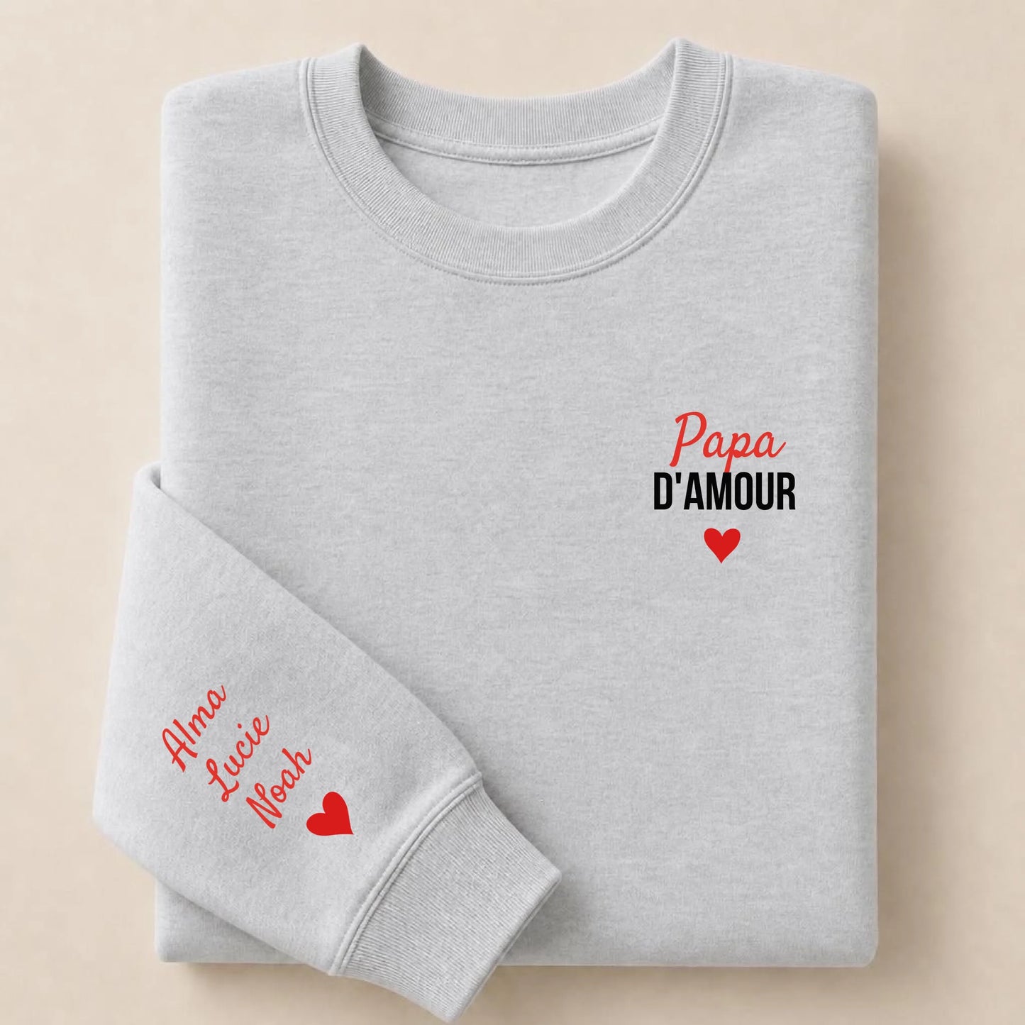 T-shirt personnalisé papa - Papa d’amour – vue 34