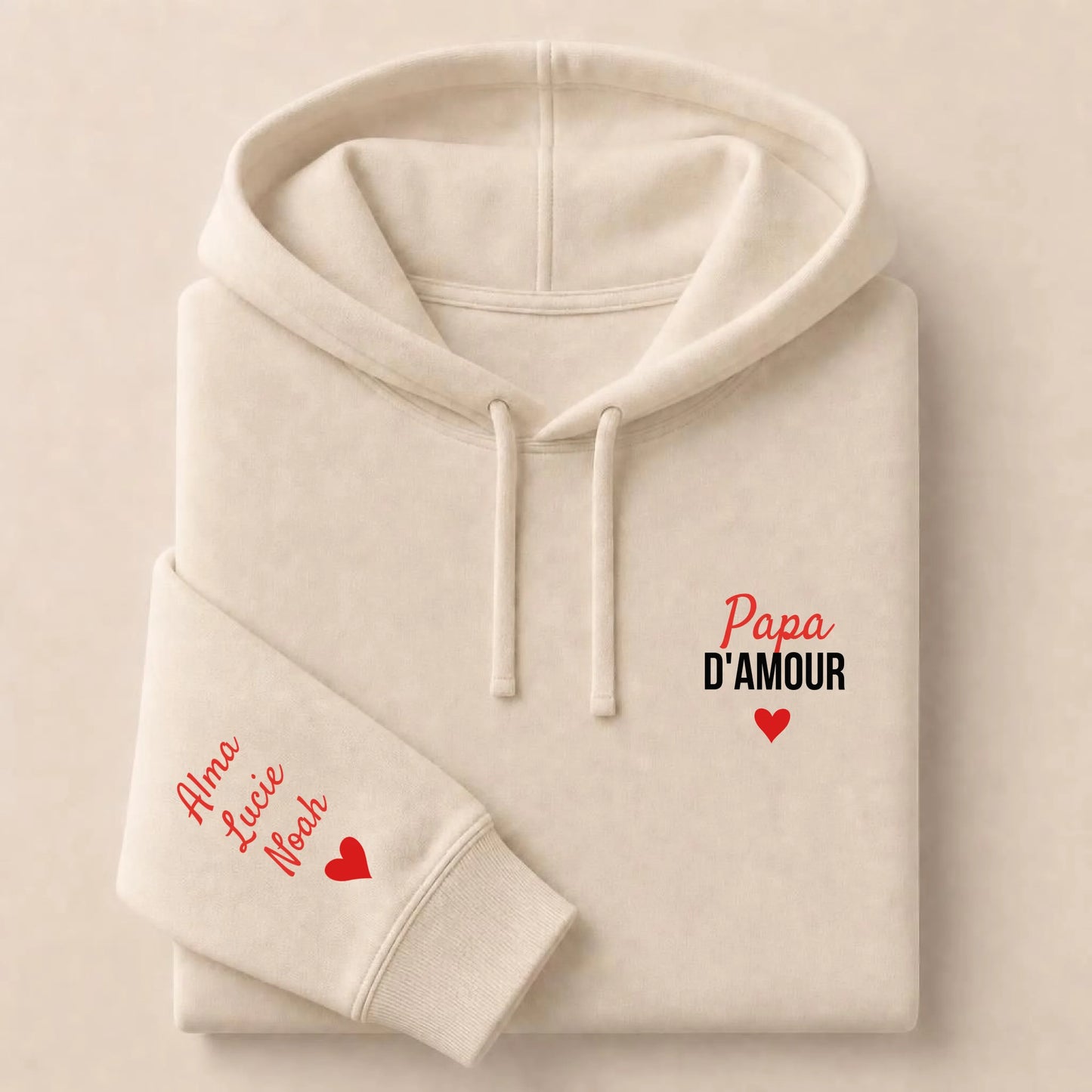 T-shirt personnalisé papa - Papa d’amour – vue 38