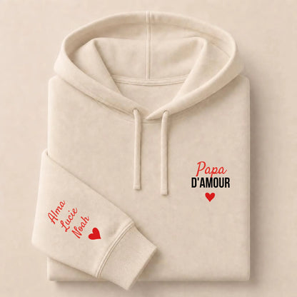 T-shirt personnalisé papa - Papa d’amour – vue 38