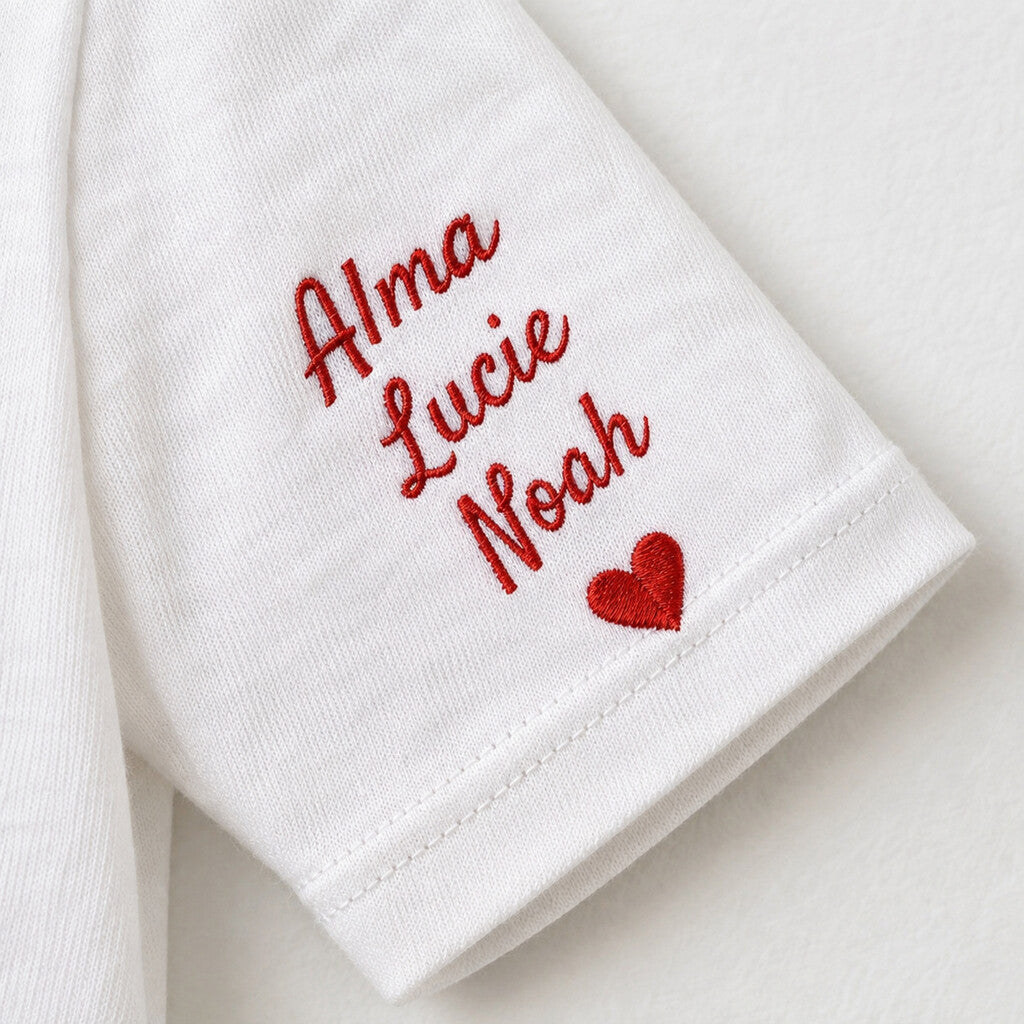 T-shirt personnalisé papa - Papa d’amour – vue 4