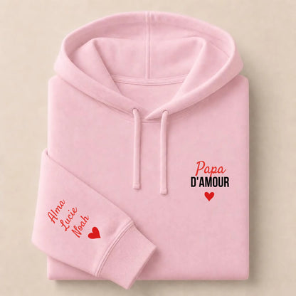 T-shirt personnalisé papa - Papa d’amour – vue 40