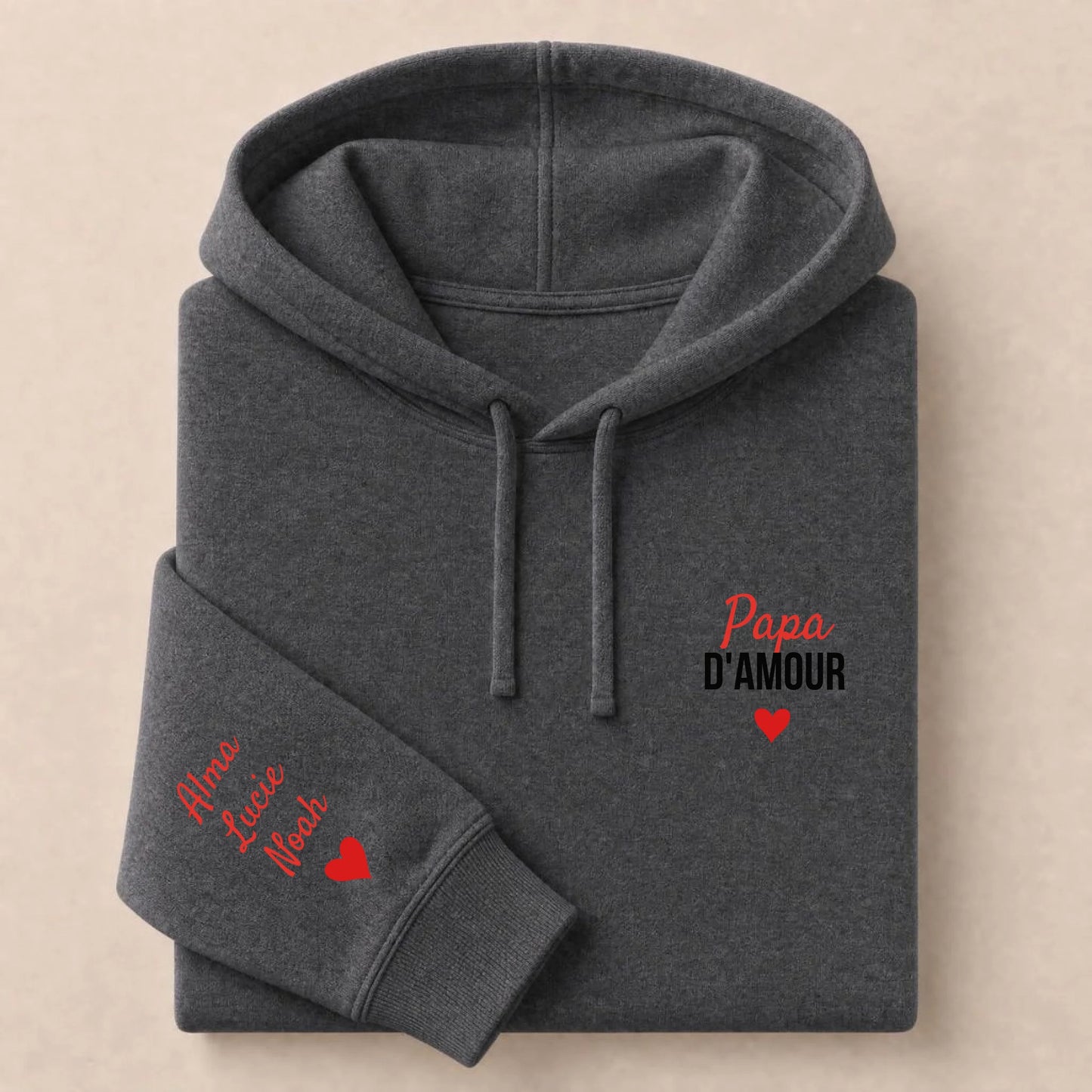 T-shirt personnalisé papa - Papa d’amour – vue 46