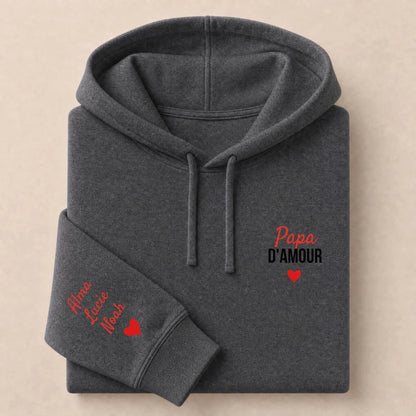T-shirt personnalisé papa - Papa d’amour – vue 46