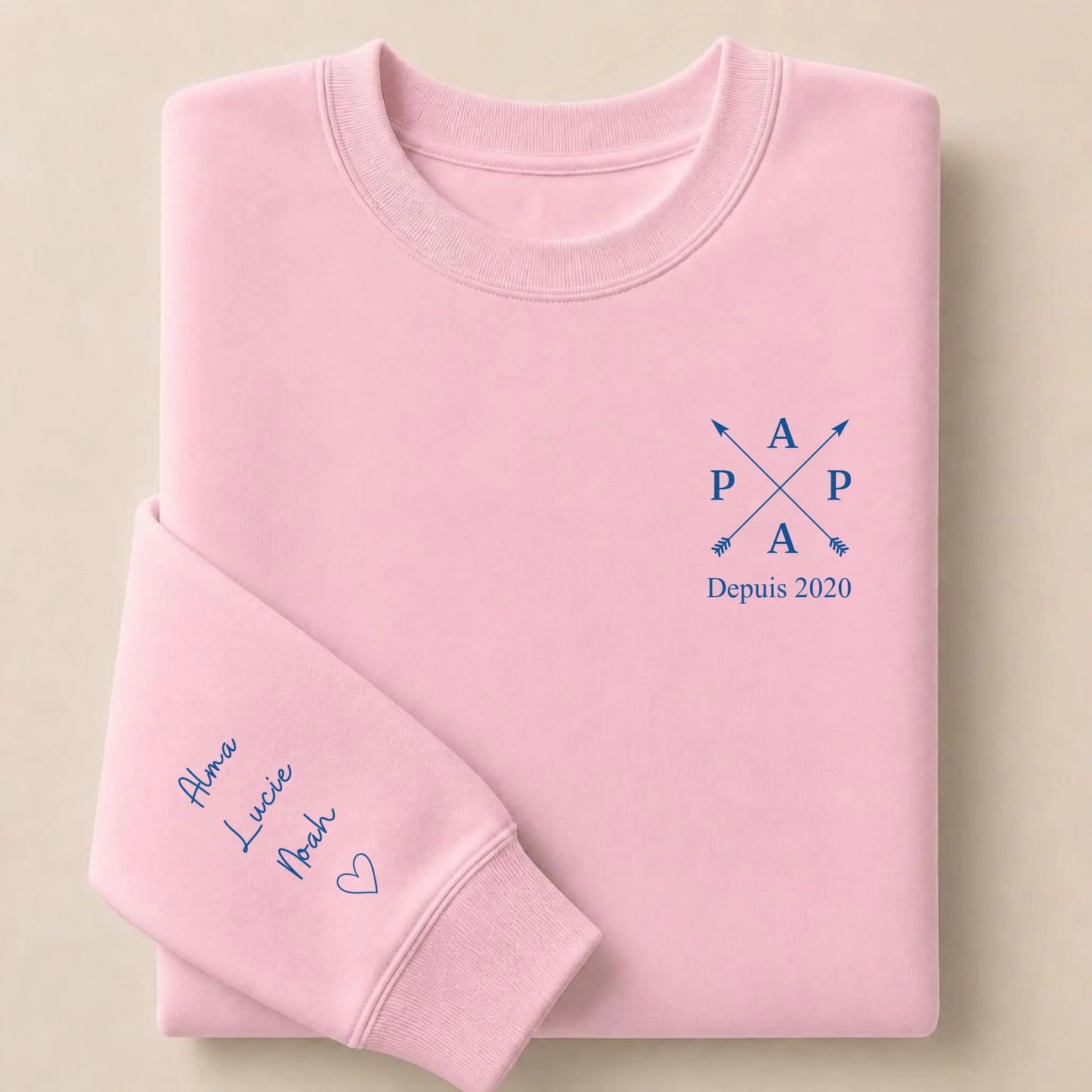 T-shirt personnalisé papa - Papa depuis – vue 27