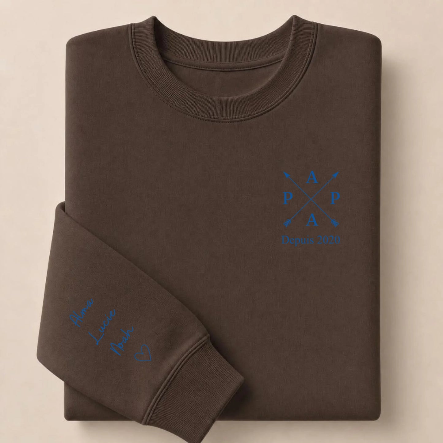 T-shirt personnalisé papa - Papa depuis – vue 28