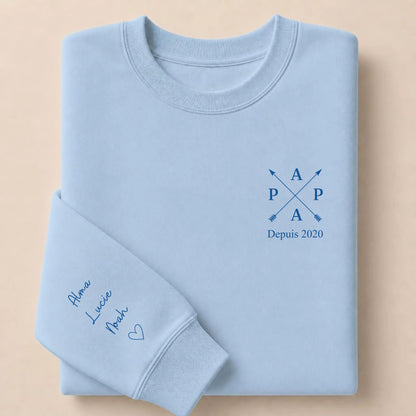 T-shirt personnalisé papa - Papa depuis – vue 30