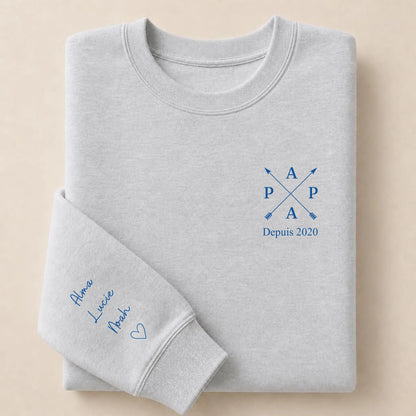 T-shirt personnalisé papa - Papa depuis – vue 34