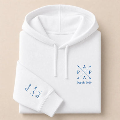 T-shirt personnalisé papa - Papa depuis – vue 35