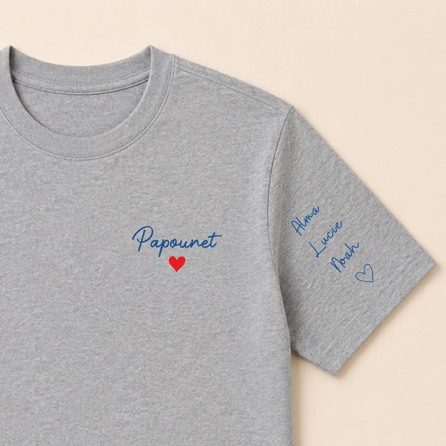 T-shirt personnalisé papa - Papounet – vue 13