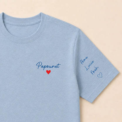 T-shirt personnalisé papa - Papounet – vue 16