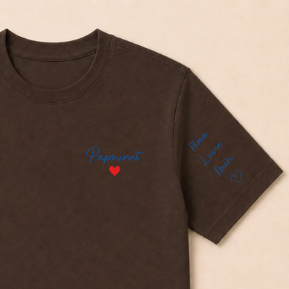 T-shirt personnalisé papa - Papounet – vue 20