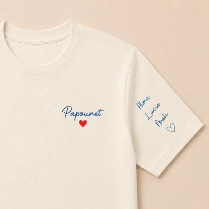 T-shirt personnalisé papa - Papounet – vue 21