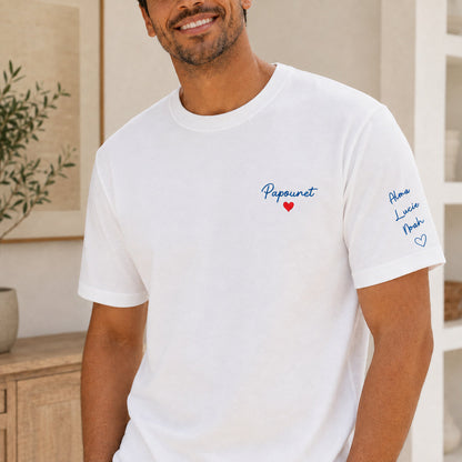 T-shirt personnalisé papa - Papounet – vue 5
