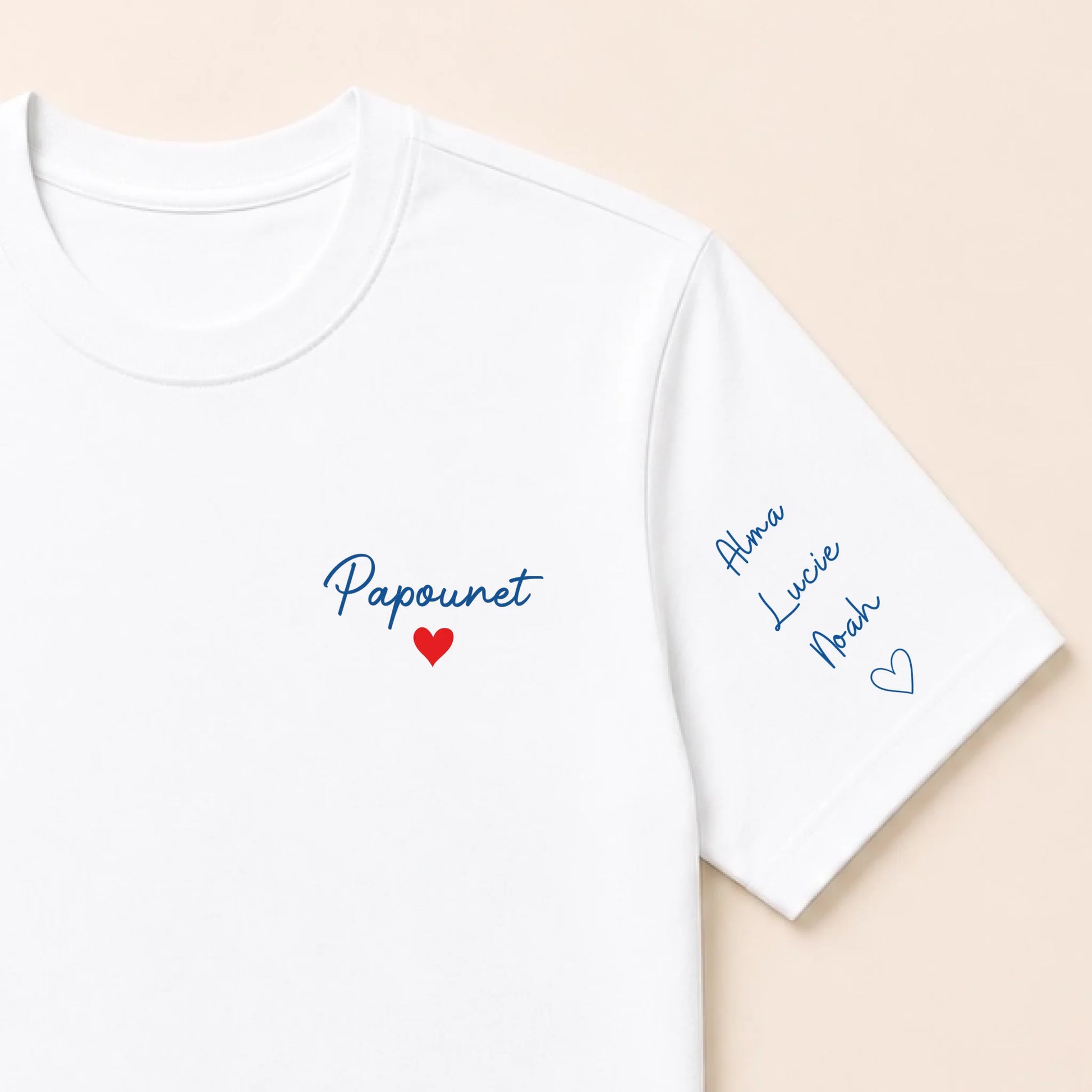 T-shirt personnalisé papa - Papounet – vue 8