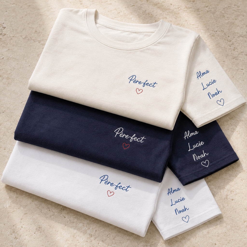 T-shirt personnalisé papa - Père-fect – vue 5