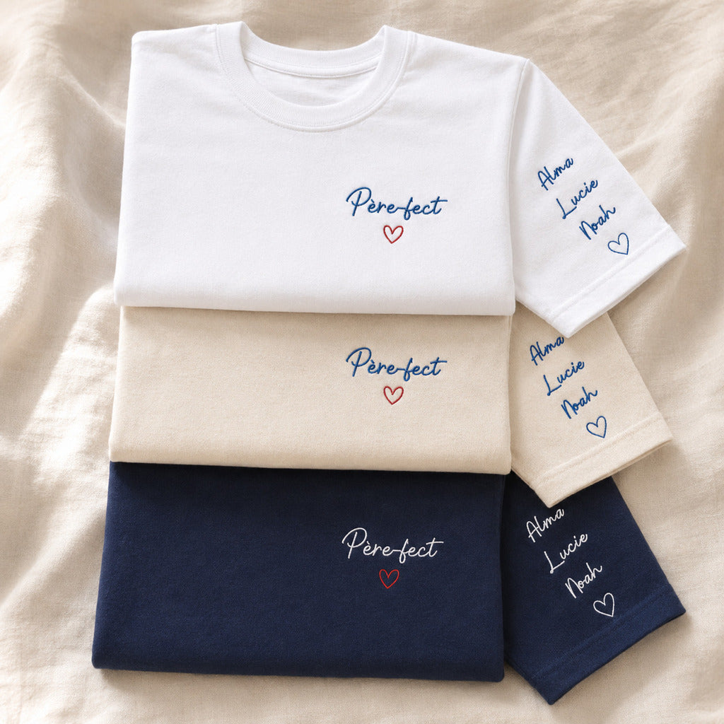 T-shirt personnalisé papa - Père-fect – vue 7