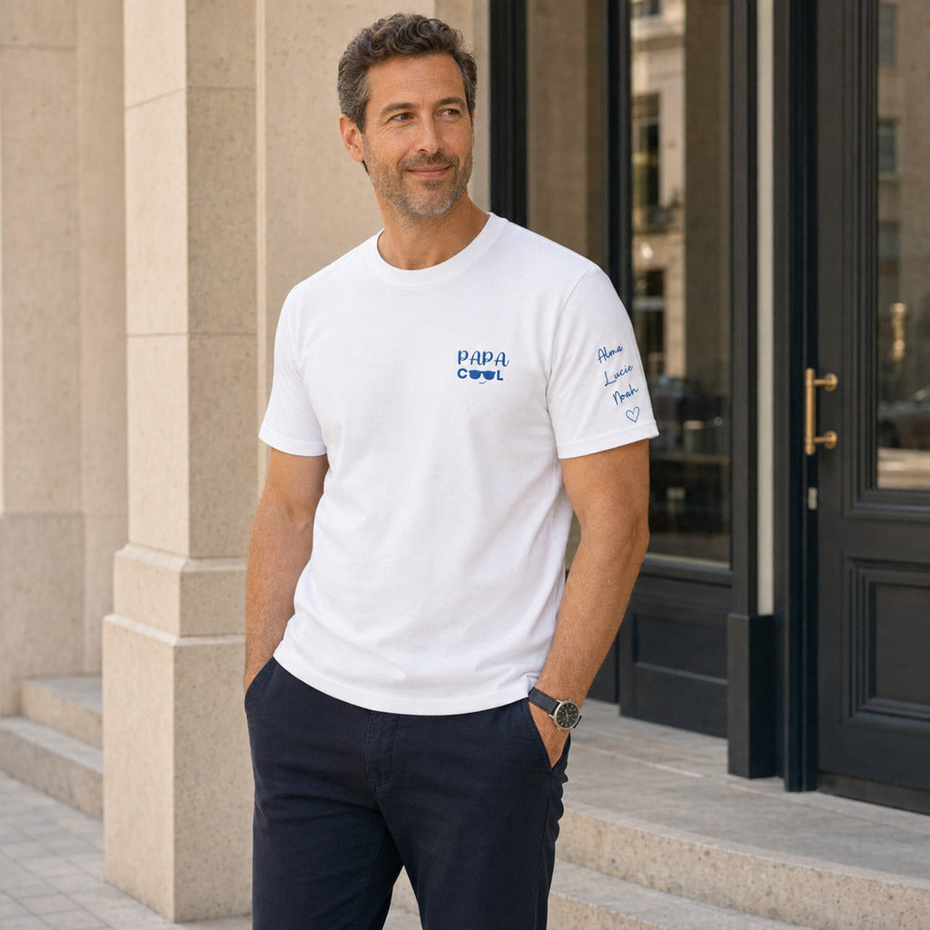 T-shirt personnalisé papa - Papa cool – vue 4