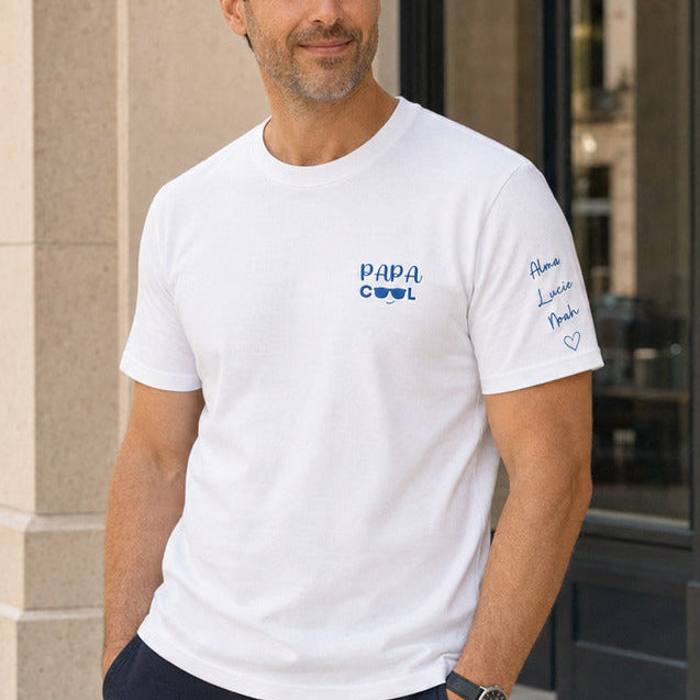 T-shirt personnalisé papa - Papa cool – vue 52
