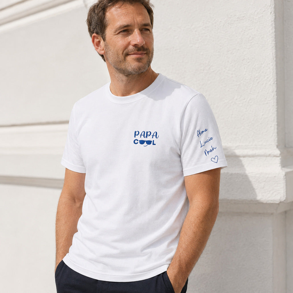 T-shirt personnalisé papa - Papa cool – vue 7