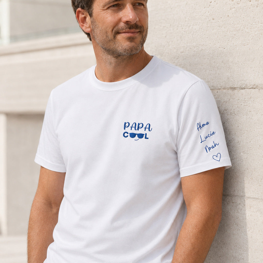 T-shirt personnalisé papa - Papa cool – vue 8