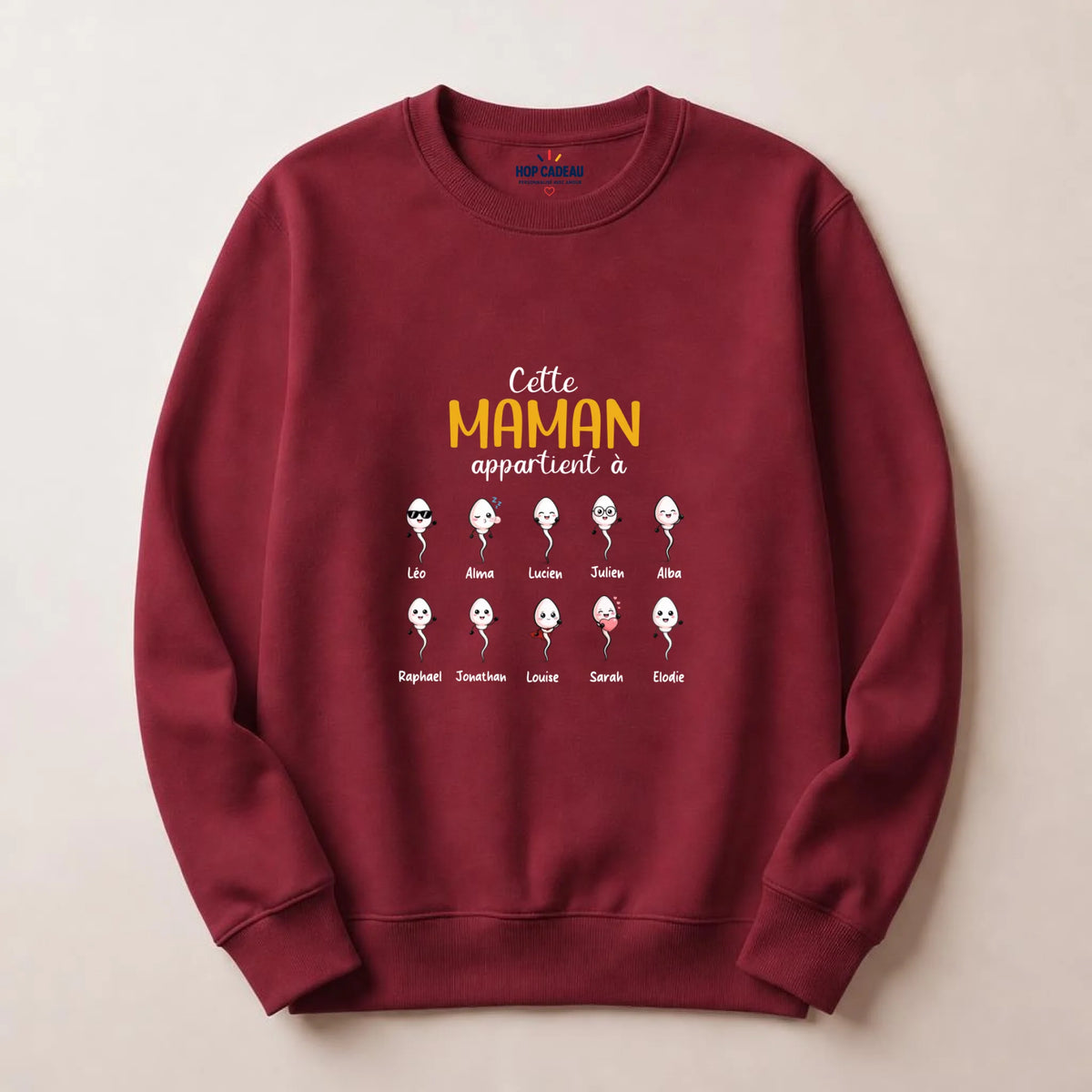T-shirt Maman personnalisé – Cette Maman appartient à – vue 23