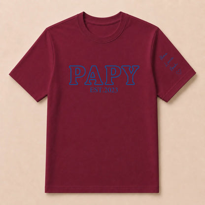 T-shirt personnalisé papy - Papy est – vue 12