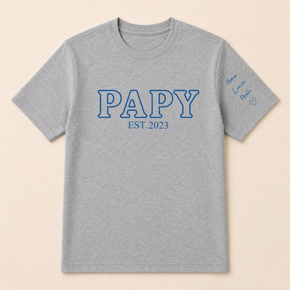 T-shirt personnalisé papy - Papy est – vue 13