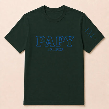 T-shirt personnalisé papy - Papy est – vue 17