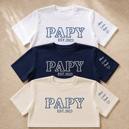 T-shirt personnalisé papy - Papy est – vue 3
