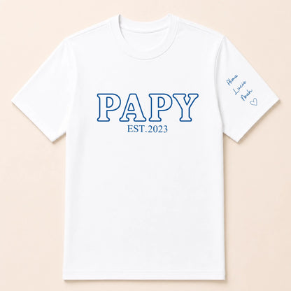 T-shirt personnalisé papy - Papy est – vue 7