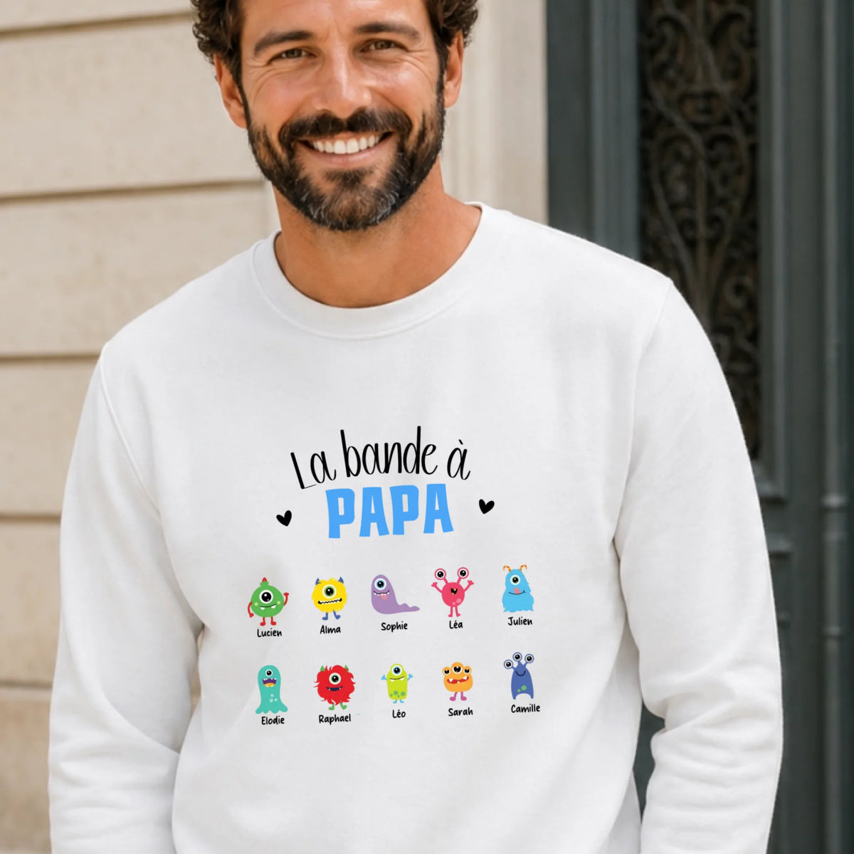 T-shirt personnalisé papa - La bande à papa – vue 15