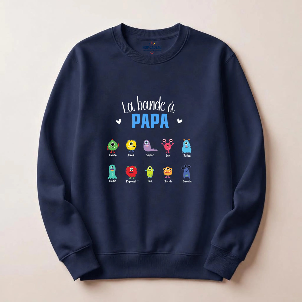 T-shirt personnalisé papa - La bande à papa – vue 25