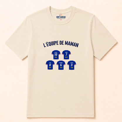 T-shirt Maman personnalisé – L’équipe de Maman – vue 10