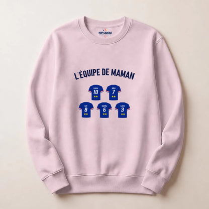 T-shirt Maman personnalisé – L’équipe de Maman – vue 17