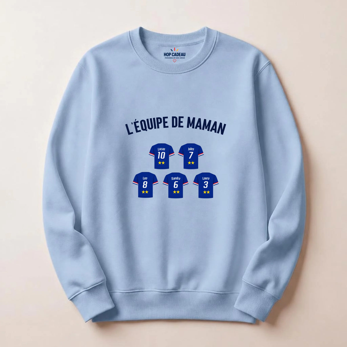T-shirt Maman personnalisé – L’équipe de Maman – vue 18
