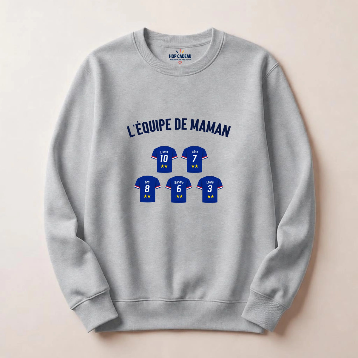 T-shirt Maman personnalisé – L’équipe de Maman – vue 19
