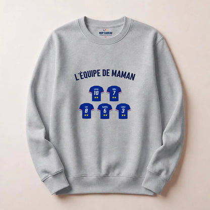T-shirt Maman personnalisé – L’équipe de Maman – vue 19